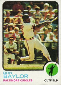 #384 Don Baylor - Baltimore Orioles - 1973 Topps Baseball