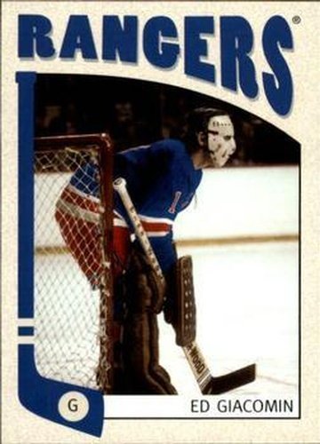 #384 Ed Giacomin - New York Rangers - 2004-05 In The Game Franchises US East Hockey