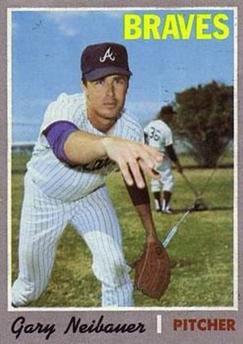 #384 Gary Neibauer - Atlanta Braves - 1970 Topps Baseball