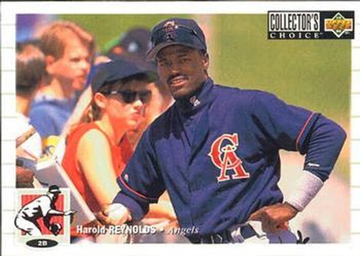 #384 Harold Reynolds - California Angels - 1994 Collector's Choice Baseball