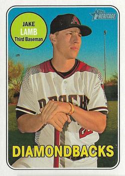 #384 Jake Lamb - Arizona Diamondbacks - 2018 Topps Heritage Baseball