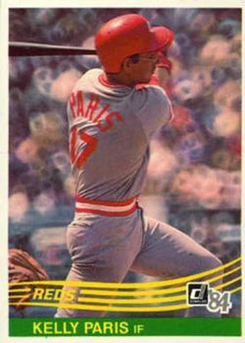 #384 Kelly Paris - Cincinnati Reds - 1984 Donruss Baseball