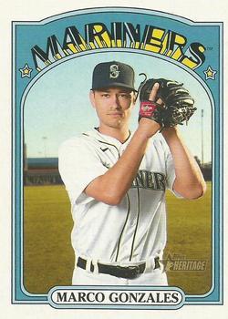 #384 Marco Gonzales - Seattle Mariners - 2021 Topps Heritage Baseball