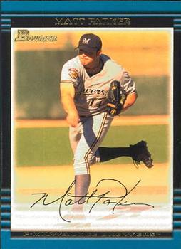 #384 Matt Parker - Milwaukee Brewers - 2002 Bowman Baseball