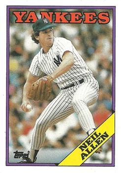 #384 Neil Allen - New York Yankees - 1988 Topps Baseball