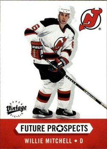 #384 Willie Mitchell - New Jersey Devils - 2000-01 Upper Deck Vintage Hockey