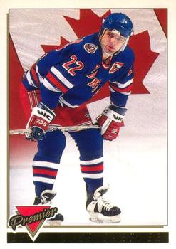 #384 Mike Gartner - New York Rangers - 1993-94 O-Pee-Chee Premier Hockey - Gold
