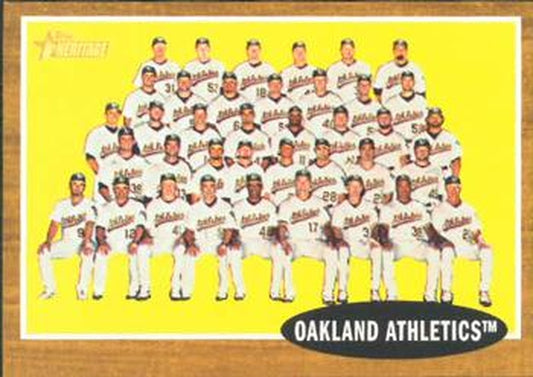 #384 Oakland Athletics - Oakland Athletics - 2011 Topps Heritage Baseball