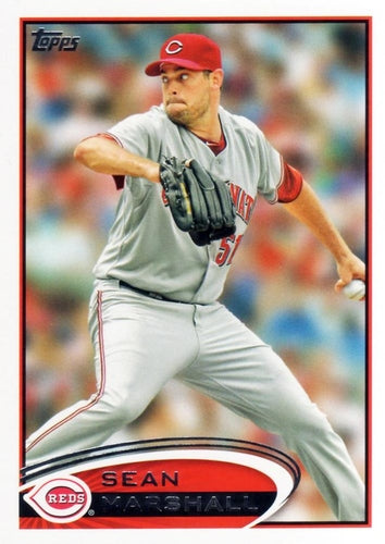 #384 Sean Marshall - Cincinnati Reds - 2012 Topps Baseball