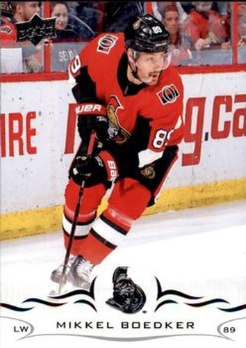 #384 Mikkel Boedker - Ottawa Senators - 2018-19 Upper Deck Hockey