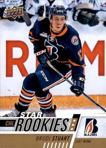 #384 Brodi Stuart - Kamloops Blazers - 2017-18 Upper Deck CHL Hockey