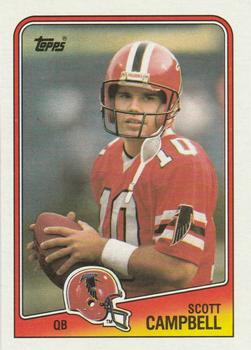 #384 Scott Campbell - Atlanta Falcons - 1988 Topps Football