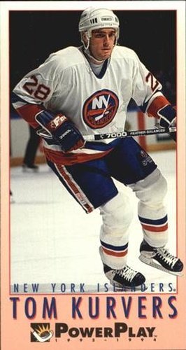 #384 Tom Kurvers - New York Islanders - 1993-94 Fleer PowerPlay Hockey