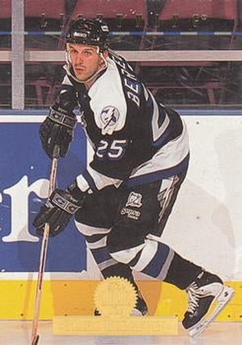 #384 Marc Bergevin - Tampa Bay Lightning - 1994-95 Leaf Hockey