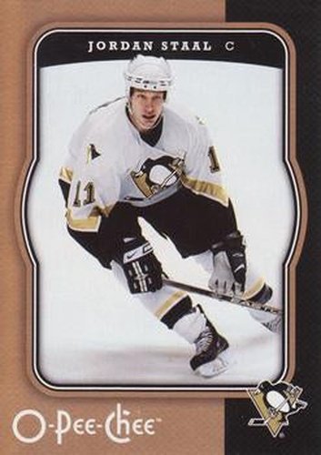 #384 Jordan Staal - Pittsburgh Penguins - 2007-08 O-Pee-Chee Hockey