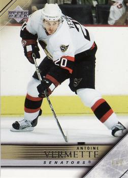 #384 Antoine Vermette - Ottawa Senators - 2005-06 Upper Deck Hockey