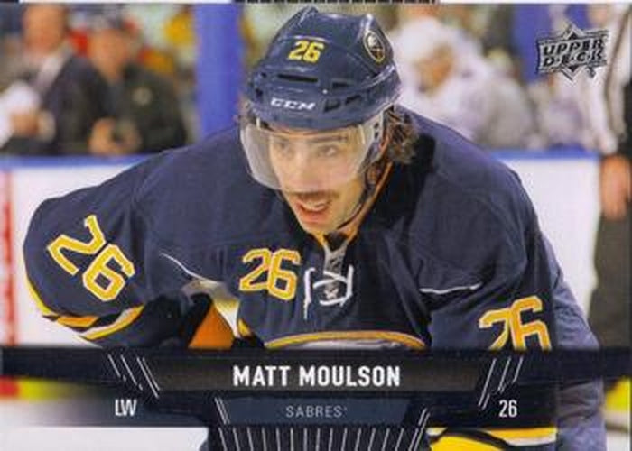 #384 Matt Moulson - Buffalo Sabres - 2013-14 Upper Deck Hockey