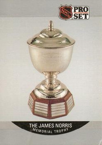 #384 The James Norris Memorial Trophy- 1990-91 Pro Set Hockey