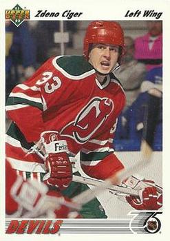 #385 Zdeno Ciger - New Jersey Devils - 1991-92 Upper Deck Hockey