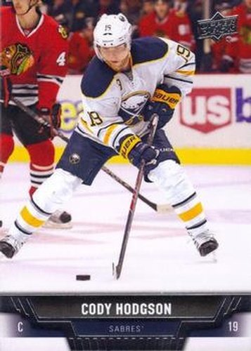 #385 Cody Hodgson - Buffalo Sabres - 2013-14 Upper Deck Hockey