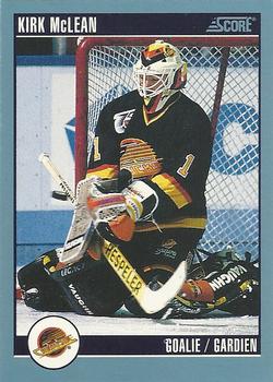 #385 Kirk McLean - Vancouver Canucks - 1992-93 Score Canadian Hockey