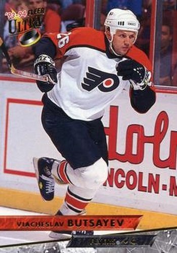 #385 Viacheslav Butsayev - Philadelphia Flyers - 1993-94 Ultra Hockey