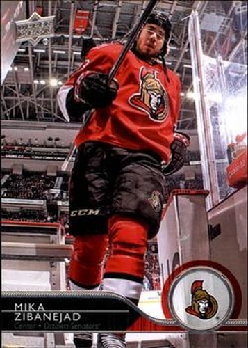 #385 Mika Zibanejad - Ottawa Senators - 2014-15 Upper Deck Hockey