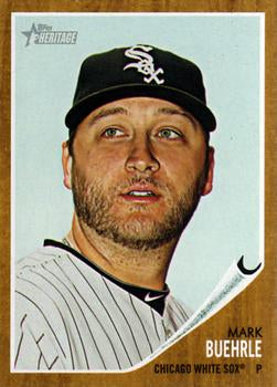 #385 Mark Buehrle - Chicago White Sox - 2011 Topps Heritage Baseball