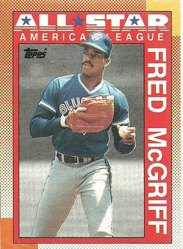 #385 Fred McGriff - Toronto Blue Jays - 1990 Topps Baseball