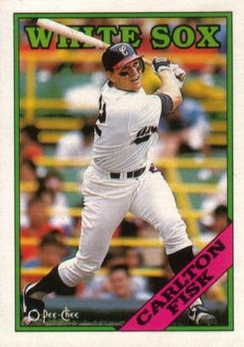 #385 Carlton Fisk - Chicago White Sox - 1988 O-Pee-Chee Baseball