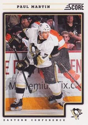 #385 Paul Martin - Pittsburgh Penguins - 2012-13 Score Hockey