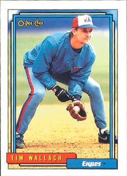 #385 Tim Wallach - Montreal Expos - 1992 O-Pee-Chee Baseball