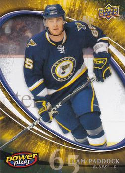 #385 Cam Paddock - St. Louis Blues - 2008-09 Upper Deck Power Play Box Set Hockey