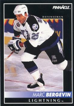 #385 Marc Bergevin - Tampa Bay Lightning - 1992-93 Pinnacle Canadian Hockey