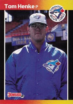 #385 Tom Henke - Toronto Blue Jays - 1989 Donruss Baseball