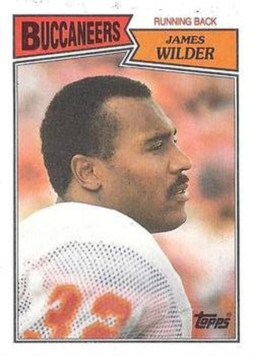 #385 James Wilder - Tampa Bay Buccaneers - 1987 Topps Football
