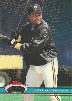 #385 Lloyd McClendon - Pittsburgh Pirates - 1991 Stadium Club Baseball