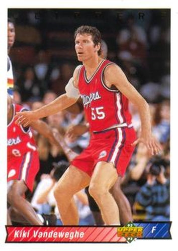 #385 Kiki Vandeweghe - Los Angeles Clippers - 1992-93 Upper Deck Basketball