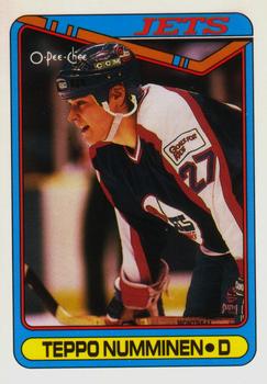 #385 Teppo Numminen - Winnipeg Jets - 1990-91 O-Pee-Chee Hockey