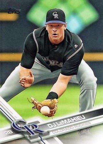 #385 DJ LeMahieu - Colorado Rockies - 2017 Topps Baseball