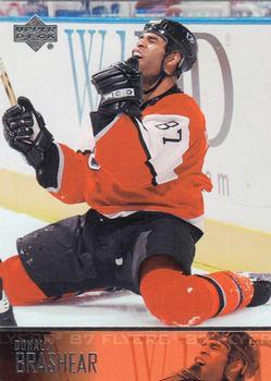 #385 Donald Brashear - Philadelphia Flyers - 2003-04 Upper Deck Hockey