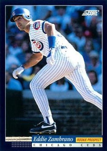 #385 Eddie Zambrano - Chicago Cubs -1994 Score Baseball