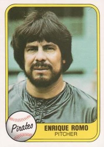 #385 Enrique Romo - Pittsburgh Pirates - 1981 Fleer Baseball