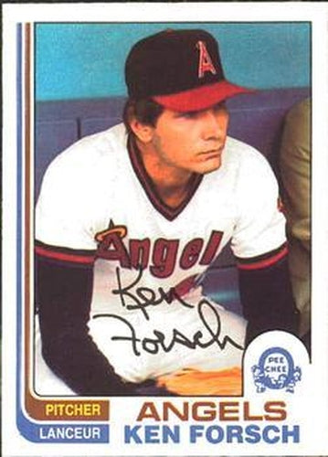 #385 Ken Forsch - California Angels - 1982 O-Pee-Chee Baseball