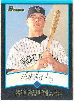#385 Matt Holliday - Colorado Rockies - 2001 Bowman Baseball