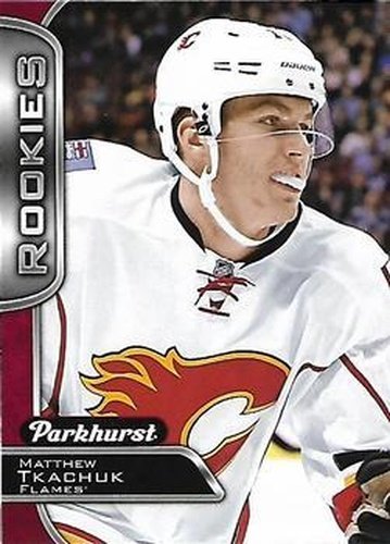 #385 Matthew Tkachuk - Calgary Flames - 2016-17 Parkhurst - Red Hockey