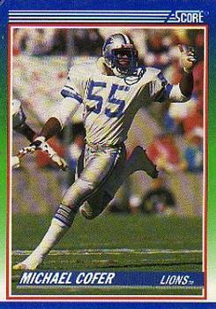 #385 Michael Cofer - Detroit Lions - 1990 Score Football