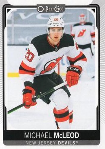 #385 Michael McLeod - New Jersey Devils - 2021-22 O-Pee-Chee Hockey