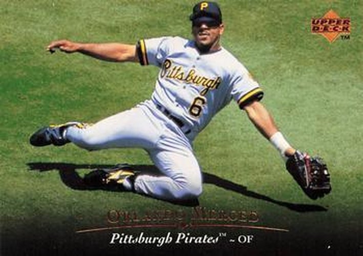 #385 Orlando Merced - Pittsburgh Pirates - 1995 Upper Deck Baseball