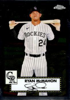#385 Ryan McMahon - Colorado Rockies - 2021 Topps Chrome Platinum Anniversary Baseball